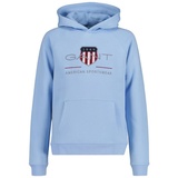 GANT Kinder Sweatshirt - ARCHIVE SHIELD HOODIE, Kapuzen-Pullover, Logo, uni Blau (Shade Blue) 146/152