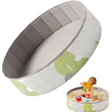Hundepool | Planschbecken für Hunde, PVC, faltbar, Nicht aufblasbar, für Babybadewanne, Spielen, Outdoor, Innenbereich, Camping, Park, Hinterhof