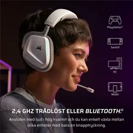Corsair VOID WIRELESS v2 PC/PlayStation/Switch/Mobile White