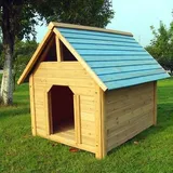 95CM Hundehütte wetterfest Hundekäfig Holz Hundehaus Haustierhütte Hundehöhle