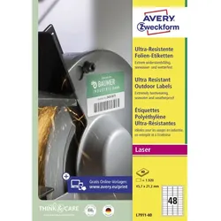 AVERY Zweckform Ultra-Resist. Folien-Etiketten, 45,7x21,2 mm