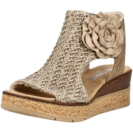 Rieker Keilsandaletten Damen Beige 42