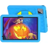 VASOUN 10 Zoll Kinder Tablet mit Gehäuse, Android 14 Tablets, 5G WiFi, 128 GB ROM, Dual Kamera, 8000mAh, Kindersicherung, Kindersoftware Vorinstalliert, Pädagogisch (Blau)