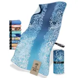 NirvanaShape Strandtuch XXL - Strandhandtuch mit über 32 Strand-Muster - schnelltrocknende Mikrofaser Badetuch, Microfaser Handtuch, Badehandtuch - 200 x 90 cm