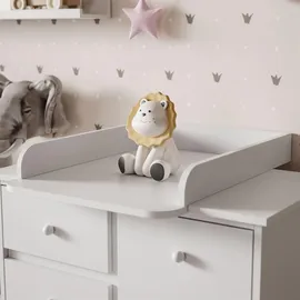 lookway KOMMODE BABUSHKA mit Schubladen, mit Wickeltisch, Weiß