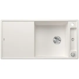 Blanco Axia III XL 6 S weiß + Excenterbetätigung + InFino + Glasschneidbrett