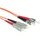 Act 15 meter LSZH Multimode 50/125 OM2 fiber patch cable duplex with SC and ST connectors