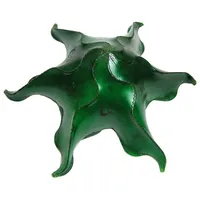 Simandra Lampenschirm marokkanische Lederlampe STERN Gecko 63 cm, Grün