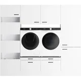 OPTIFIT Waschsäulen-Set Bonn214 240 x 210 x 57,1 cm Weiß