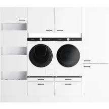 OPTIFIT Waschsäulen-Set Bonn214 240 x 210 x 57,1 cm Weiß