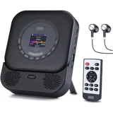 August SE15B MP3-Player Schwarz Bluetooth®, Lautsprecher