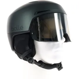 Bollé X-Fusion Skihelm mit Visier-Oliv-Dunkelgrün-55-59