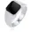 Ring Sterling Silber Siegelring in Silber Gr 64