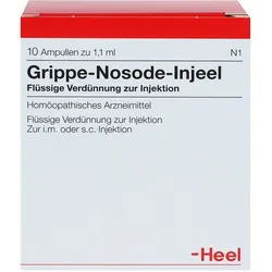 GRIPPE NOSODE Injeel Ampullen 10 St