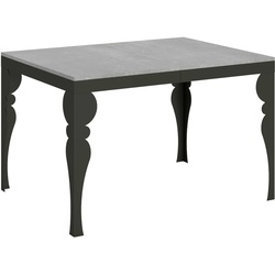 Itamoby Ausziehbarer Tisch 90x120/224 cm Paxon Evolution Cement Anthrazit Gestell