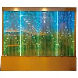 Xlmoebel Zimmerbrunnen Wandteiler Regal Schrank Wasserwand Säule Wände LED 90x300, (Water Wall), Hergestellt in Europa weiß