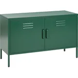Beliani URIA Aktenschrank 100 x 40 x 65 cm Grün