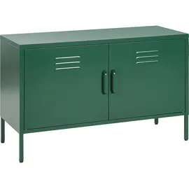 Beliani URIA Aktenschrank 100 x 40 x 65 cm Grün
