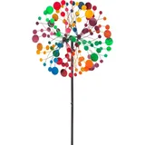 kinetic art Kaleidoscope Duett Windspiel Ø39 x H122 cm Mehrfarbig