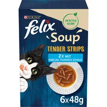 FELIX Soup Filet 6 x 48 g - Geschmacksvielfalt aus dem Wasser