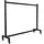 deluke Garderobenständer LENN 150 x 38 x 120 cm Schwarz
