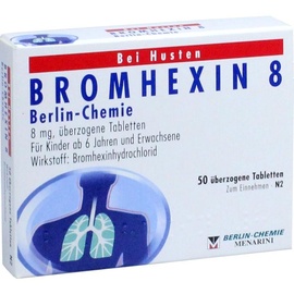 BERLIN-CHEMIE BROMHEXIN 8 Berlin Chemie