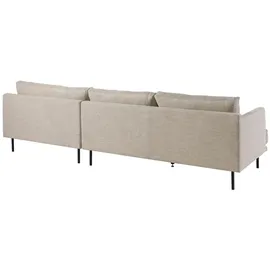 Massivmoebel24 Ecksofa 285x161x81 Silikon-Feder Mix beige TRIENT