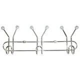 Testrut Garderobenleiste verchromt 25,5 cm Transparent