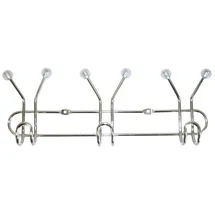 Testrut Garderobenleiste verchromt 25,5 cm Transparent