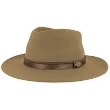 Breiter Filzhut beige 59