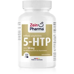 ZeinPharma Griffonia 5-HTP 50 mg Kapseln zur Förderung der physischen und mentalen Gesundheit 120 KAP