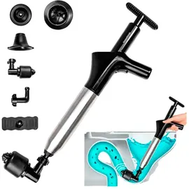 InnovaGoods Hochdruck-Druckluft-Abflussreiniger 5-in-1