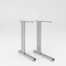 Phoenix group NEO Schreibtisch-Fuß, Metall, Silber, 2er Set