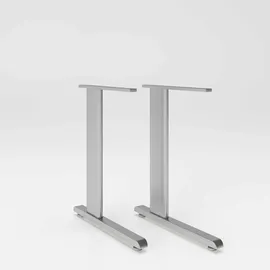 Phoenix group NEO Schreibtisch-Fuß, Metall, Silber, 2er Set