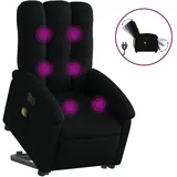vidaXL Massagesessel Elektrisch 93 x 101 x 93 cm Schwarz mit Aufstehhilfe