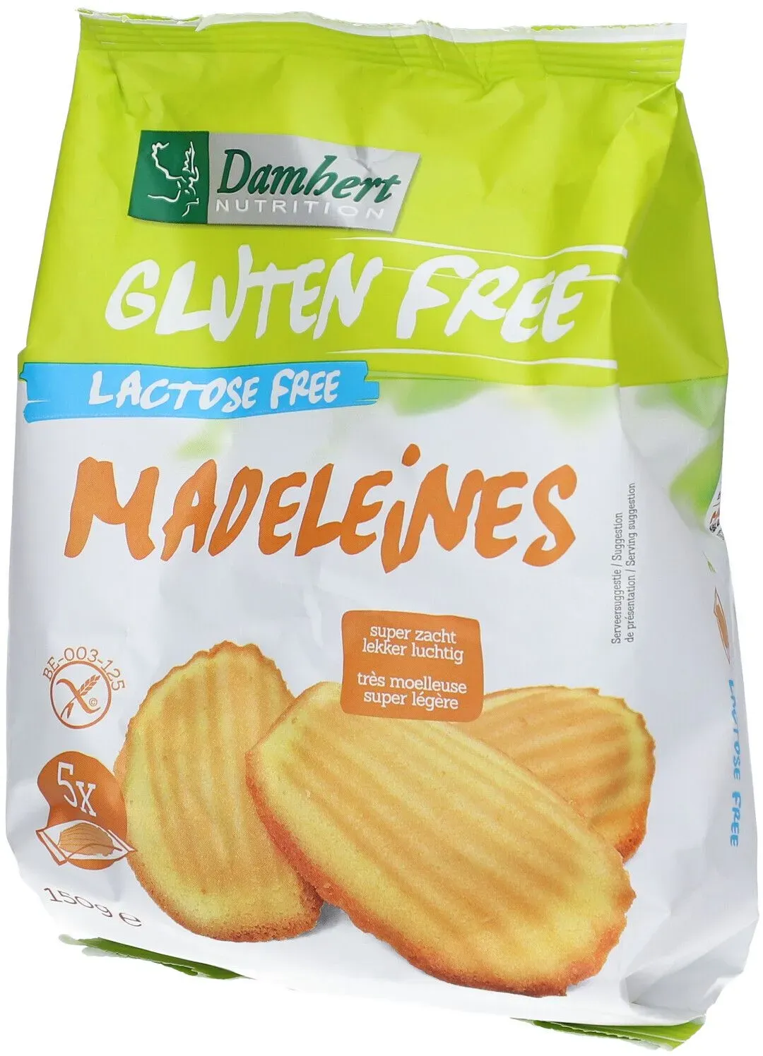 Damhert Madeleine glutenfrei