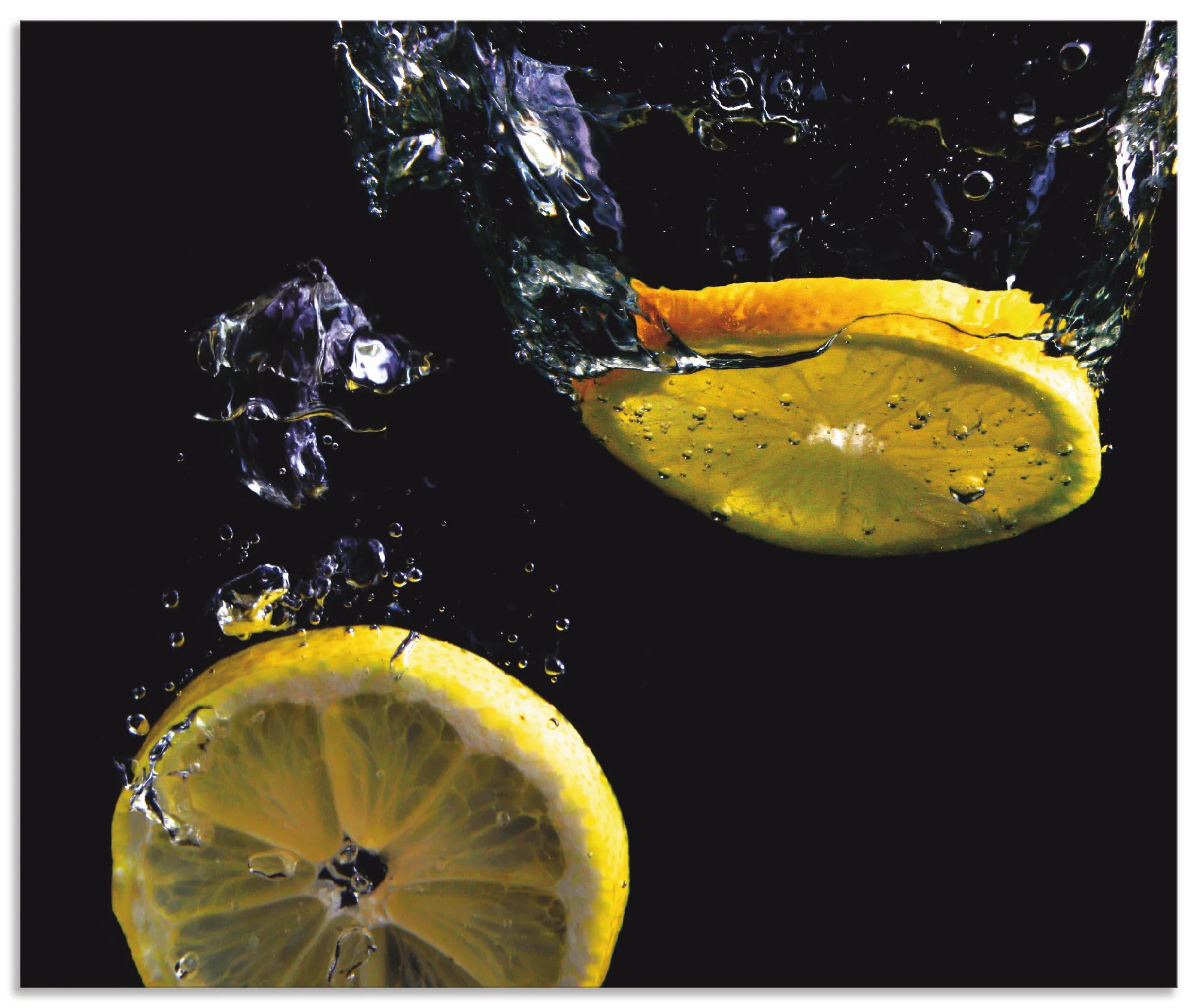 Artland Küchenrückwand »Zitronen«, (1 tlg.), Alu Spritzschutz mit Klebeband, einfache Montage Artland gelb