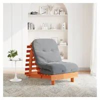 vidaXL Futon Schlafsofa mit Matratze Braun