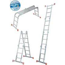 Krause MultiMatic Gelenkleiter 4 x 3 Sprossen
