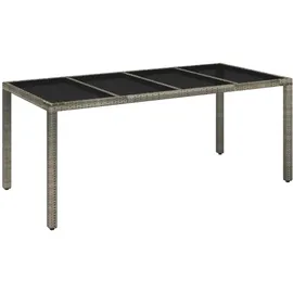 vidaXL Garten-Essgruppe 7-tlg. Grau