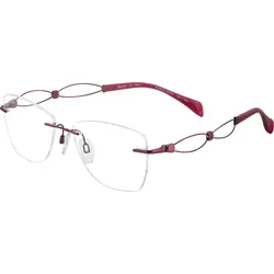 Brille LineArt CHARMANT XL2104 Rot Gr. 52-17