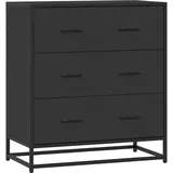 deluke Sideboard SOPI 68 x 76 x 35 cm Schwarz
