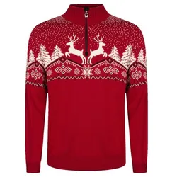 Dale of Norway Dale Christmas Masc Sweater redrose offwhite navy (B) XXL