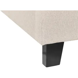 Beliani Polsterbett 180 x 200 cm Beige