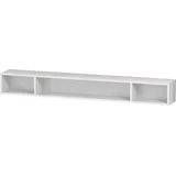 Duravit Regalelement L-Cube 100x14cm, Ei sw, 3 Fächer, horizontal