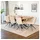 Home Deluxe Essgruppe Eckig AVENCIA inkl. Sternfuß - 200 x 120 cm Light Oak, (9-tlg) beige