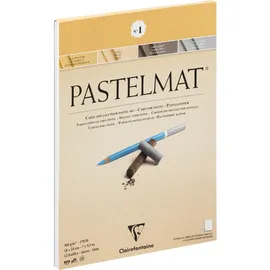 Clairefontaine Pastelmat Zeichenblock 12 St. 18 x 24 cm hellgelb/gelb/dunkelgrau/hellgrau