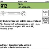 Industrial Quality Supplies Zylinderkopf-Schaftschraube M16 x 45 mm 50 Stück