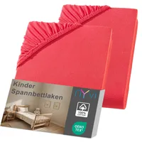 Nyvi Kinder Spannbettlaken Junior für Kinderbettmatratzen bis 12cm Höhe