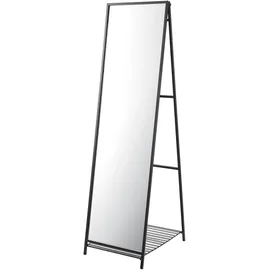 [en.casa] Standspiegel Ruffano 148,5 x 40 cm Schwarz